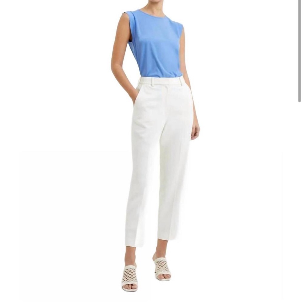 FRENCH CONNECTION whisper tapered trouser in summer white